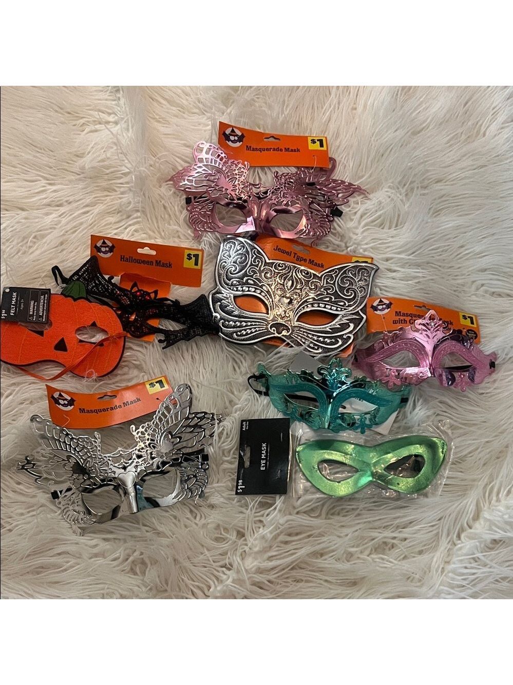 Colorful Masquerade Masks Set